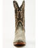 Image #4 - El Dorado Men's Exotic Alligator Western Boots - Square Toe, Grey, hi-res