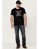 Image #2 - Moonshine Spirit Men's Hecho En Mexico Skull Graphic Short Sleeve T-Shirt, Black, hi-res