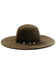 Atwood Pecan 20X Open Crown Fur Felt Blend Western Hat, Pecan, hi-res