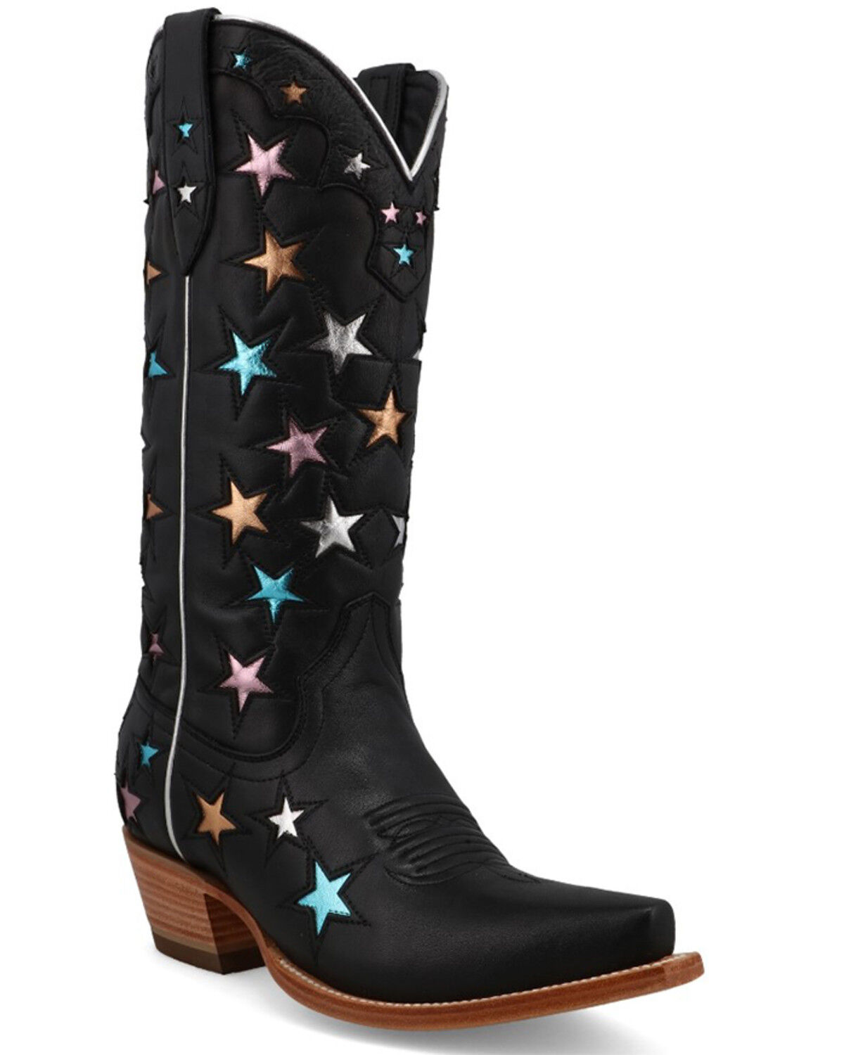 Image #1 - Black Star Women's Houston Western Boots - Snip Toe, Multi, hi-res