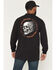 Image #1 - Hawx Men's Dangerous Long Sleeve Graphic Work T-Shirt, Black, hi-res