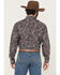 Image #4 - Cinch Men's Paisley Print Long Sleeve Button-Down Western Shirt, Multi, hi-res