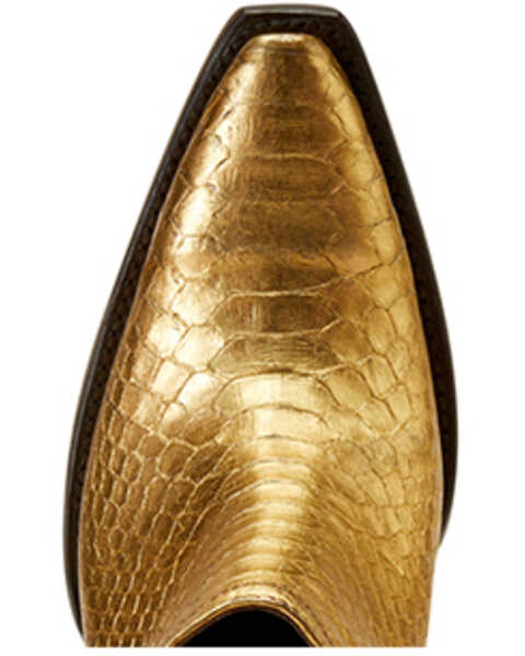 Image #4 - Ariat Women's Exotic Python Dixon Western Booties - Snip Toe, Yellow, hi-res