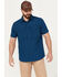 Image #1 - Brothers and Sons Men's Sun Short Sleeve Button-Down Western Shirt, Dark Blue, hi-res