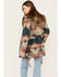 Image #4 - Cripple Creek Women's Southwestern Print Hooded Wrap Jacket, , hi-res