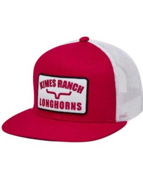 Image #1 - Kimes Ranch Men's LJC Ball Cap, Red, hi-res
