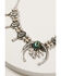 Shyanne Women's Mystic Summer Concho Squash Blossom Necklace, Silver, hi-res