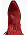 Image #6 - Liberty Black Women's Vegas Fringe Western Boots - Snip Toe, Red, hi-res