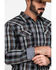 Image #4 - Cody James Men's Chapman Small Plaid Long Sleeve Western Shirt , Black, hi-res