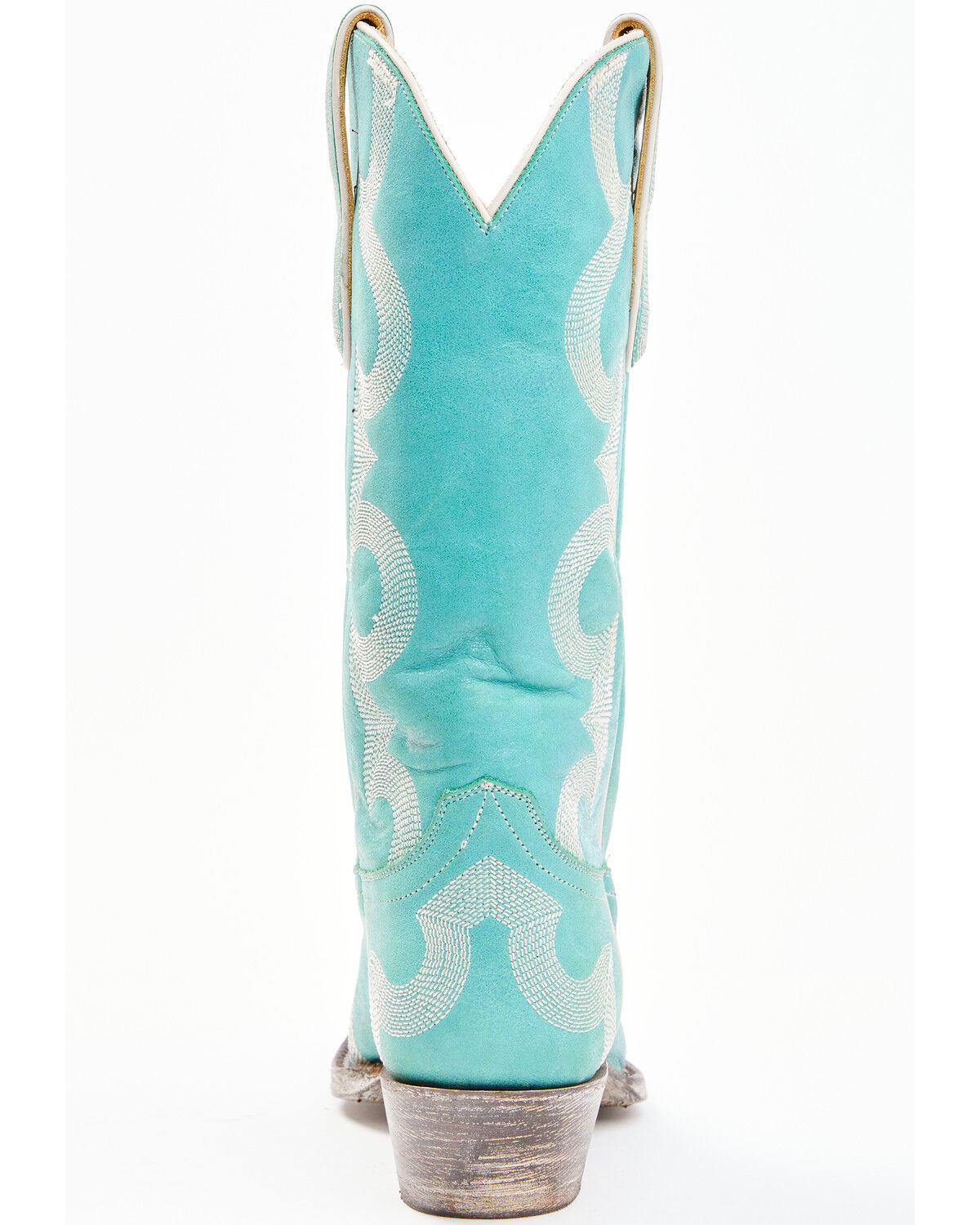 Image #5 - Caborca Silver by Liberty Black Women's Helga Stitch Western Boots - Snip Toe, Blue, hi-res
