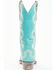 Image #5 - Caborca Silver by Liberty Black Women's Helga Stitch Western Boots - Snip Toe, Blue, hi-res