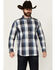 Image #1 - Cody James Men's Gallop Plaid Print Long Sleeve Button-Down Stretch Western Shirt, White, hi-res
