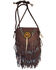 Kobler Leather Women's Dark Rossette Crossbody Bag, Dark Brown, hi-res