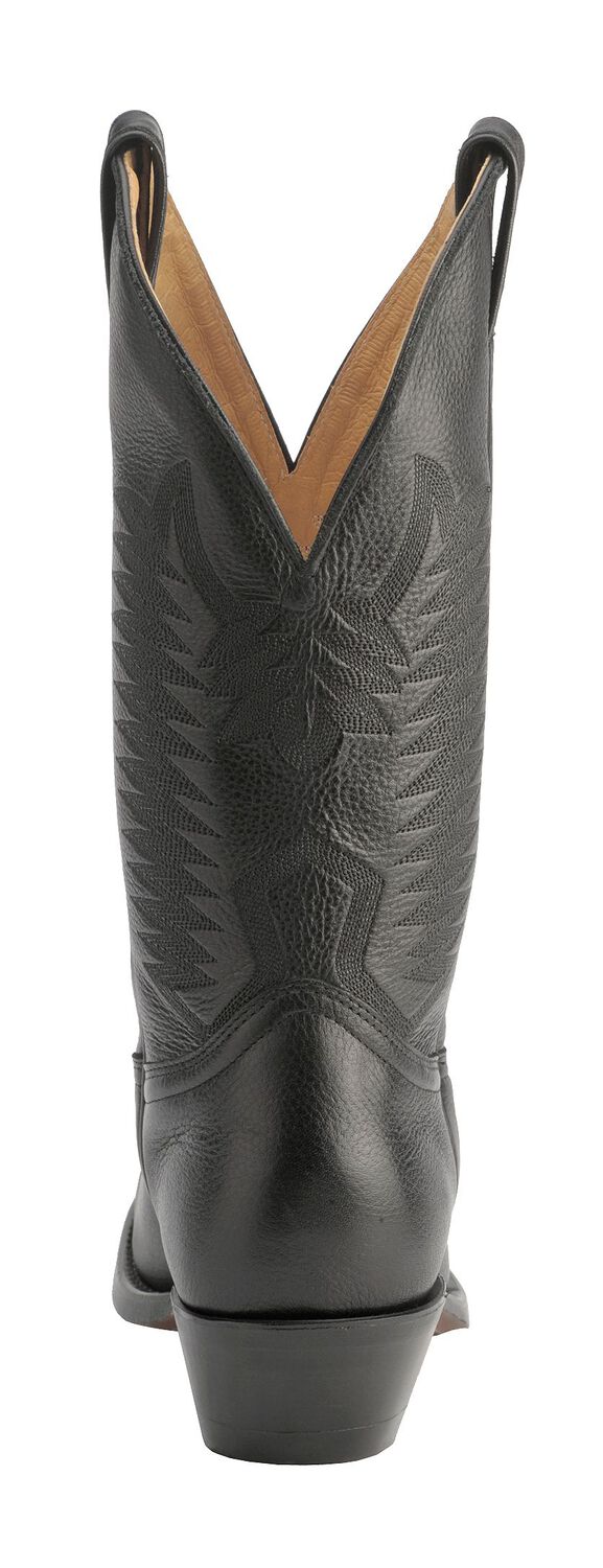 Image #7 - Boulet Men's Western Boots - Round Toe, Black, hi-res