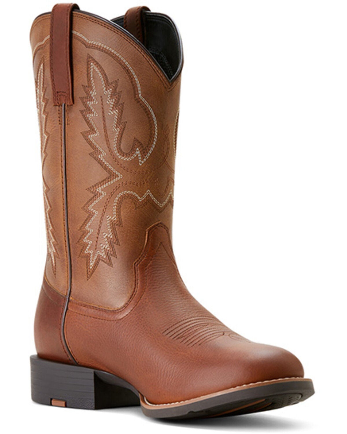 Ariat Men's Sport Stratten Performance Western Boots - Round Toe, Brown, hi-res
