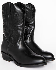 Cody James Men's Classic Black Western Boots - Medium Toe, Black, hi-res