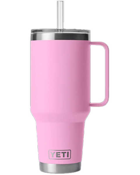 Yeti Rambler® 42oz Straw Lid Mug , Pink, hi-res