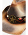 Image #2 - Shyanne Women's Obsessed Straw Cowboy Hat, Brown, hi-res
