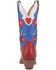 Image #5 - Dingo Comin Up Roses Floral Inlay Western Boots - Pointed Toe, Maroon, hi-res