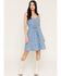 Image #1 - Idyllwind Women's Rowan Tiered Denim Mini Dress, Medium Wash, hi-res