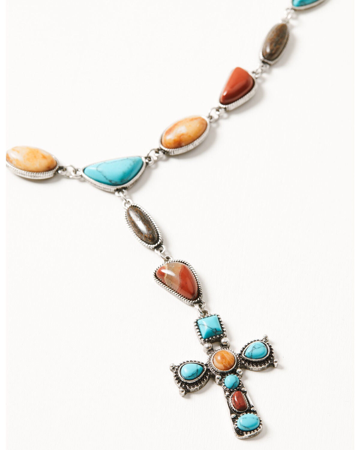 Image #2 - Shyanne Women's Retro Revival Lariat Necklace, Silver, hi-res
