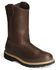 Image #1 - Georgia Boot Men's Giant Pull On Work Boots - Steel Toe, Brown, hi-res