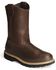 Georgia Giant Pull-On Work Boots - Steel Toe, Brown, hi-res
