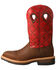 Twisted X Men's Lite Cowboy Western Work Boots - Alloy Toe, Brown, hi-res