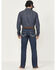 Image #3 - Cody James Men's FR Medium Wash Slim Straight Stretch Denim Work Jeans, Medium Wash, hi-res