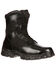 Rocky Men's Alphaforce Waterproof Zipper Duty Boots - Composite Toe, Black, hi-res