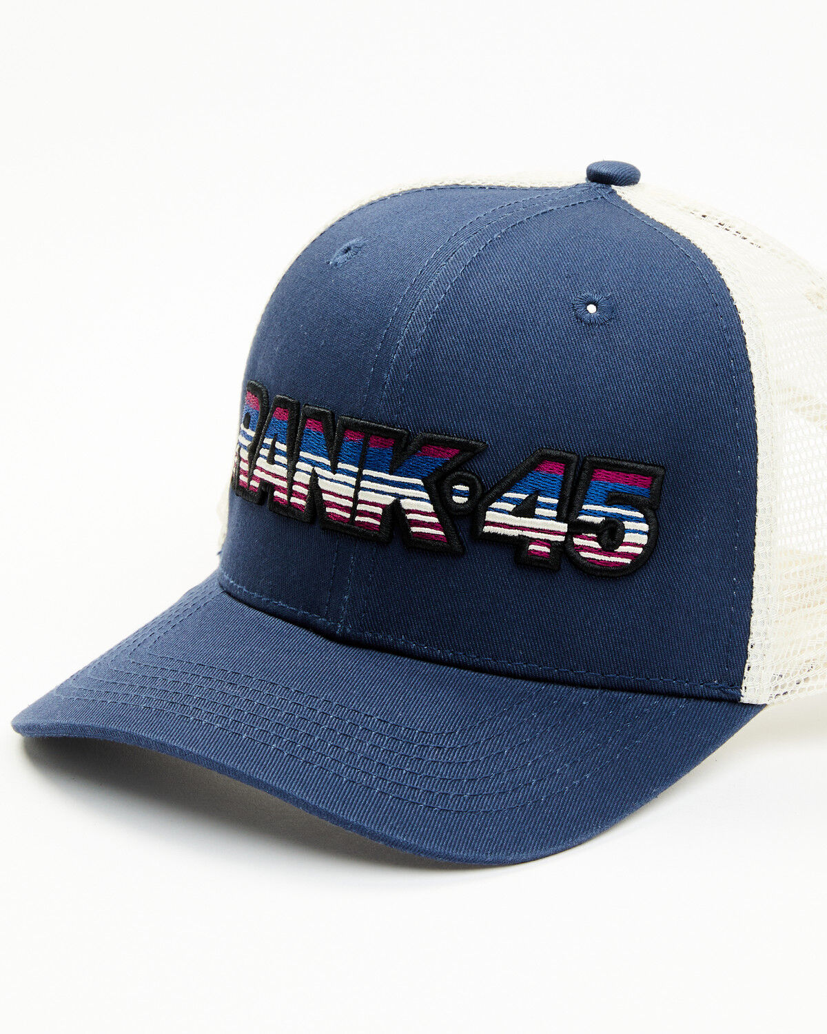 Image #1 - RANK 45® Women's Serape 3D Embroidered Baseball Cap, Teal, hi-res