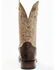 Image #5 - Cody James Men's Exotic Full Quill Ostrich Western Boots - Broad Square Toe, Brown, hi-res