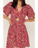 Image #3 - Band of the Free Women's Mystery To Me Short Sleeve Mini Dress, Fuscia, hi-res
