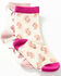 Image #1 - Shyanne Girls' Floral & Paisley 2-Pack Crew Socks, Multi, hi-res