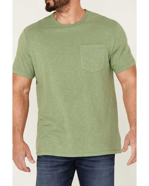 Image #3 - Brothers and Sons Men's Basic Pocket T-Shirt , Green, hi-res
