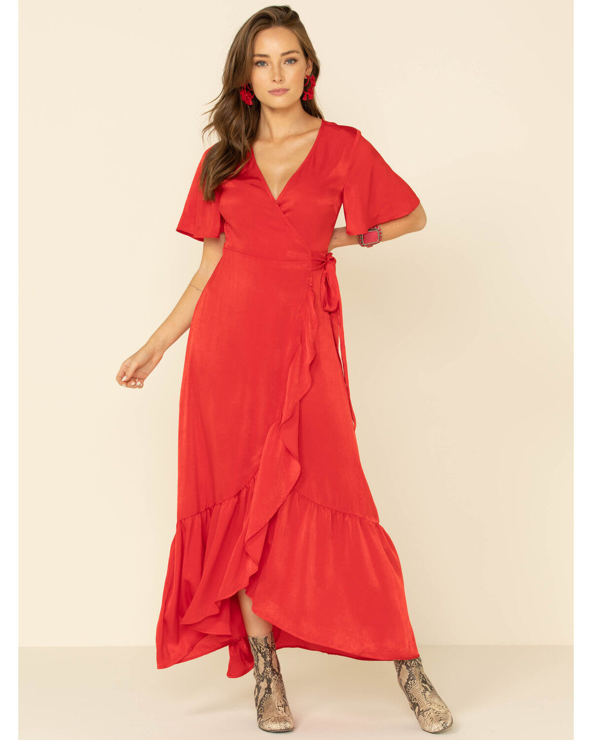 flying tomato wrap dress