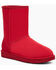 Image #1 - Ugg Women's Classic Short II Pull On Boots - Round Toe, Red, hi-res
