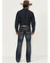 Image #3 - Rock & Roll Denim Men's Pistol Dark Wash Vintage Straight Rigid Denim Jeans, Dark Wash, hi-res