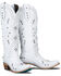 Image #1 - Lane Women's Cossette Western Boots - Snip Toe, White, hi-res