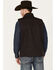 Image #4 - RANK 45® Men's Southwestern Print Softshell Vest, Chocolate, hi-res