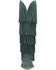Image #4 - Dingo Women's Wild Child Suede Fringe Tall Western Boots - Snip Toe, Green, hi-res