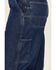 Carhartt Men's FR Signature Denim Dungaree Work Jeans, Denim, hi-res