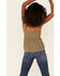 Shyanne Women's Embroidered Flutter Short Sleeve Top , Olive, hi-res