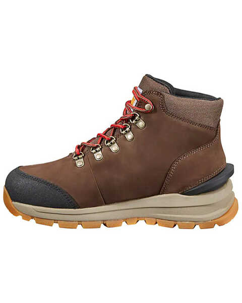 Carhartt Women's Gilmore 5" Hiker Work Boot - Soft Toe, Dark Brown, hi-res