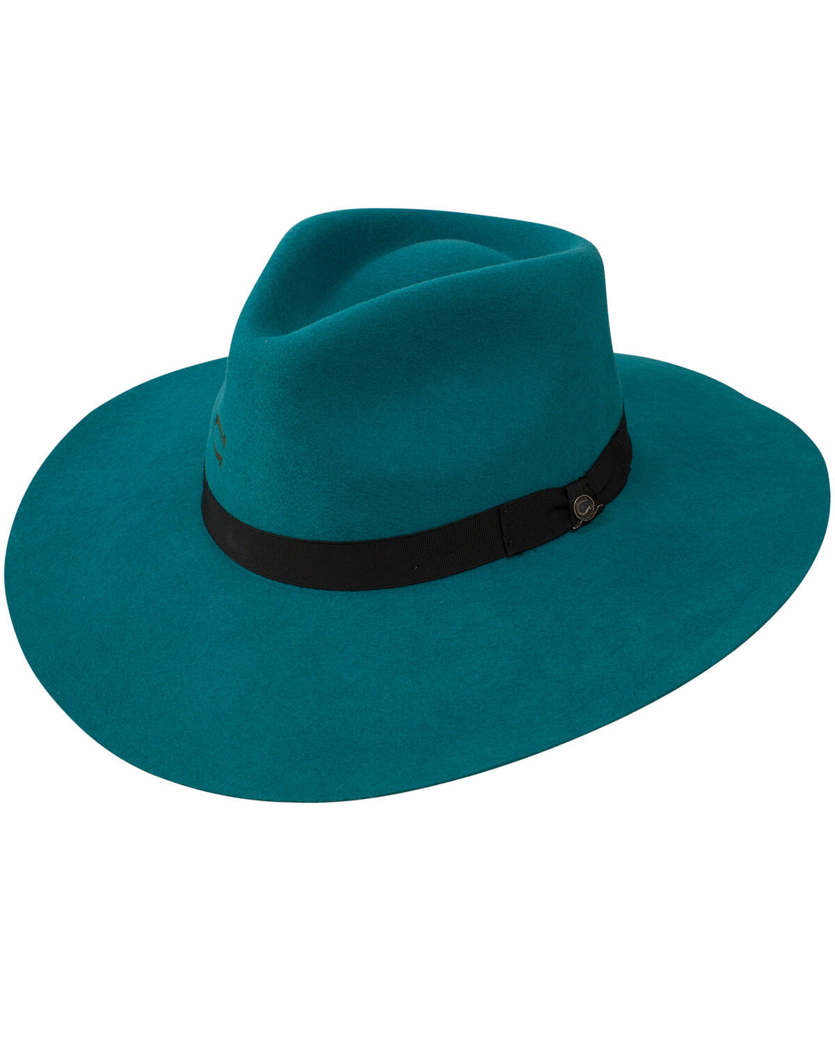 Image #1 - Charlie 1 Horse Women's Highway Wool Western Fashion Hat, Teal, hi-res