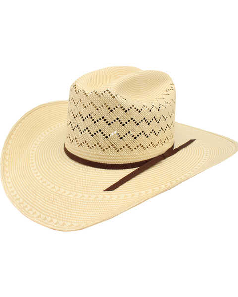 Ariat Double S 20X Straw Cowboy Hat , Natural, hi-res