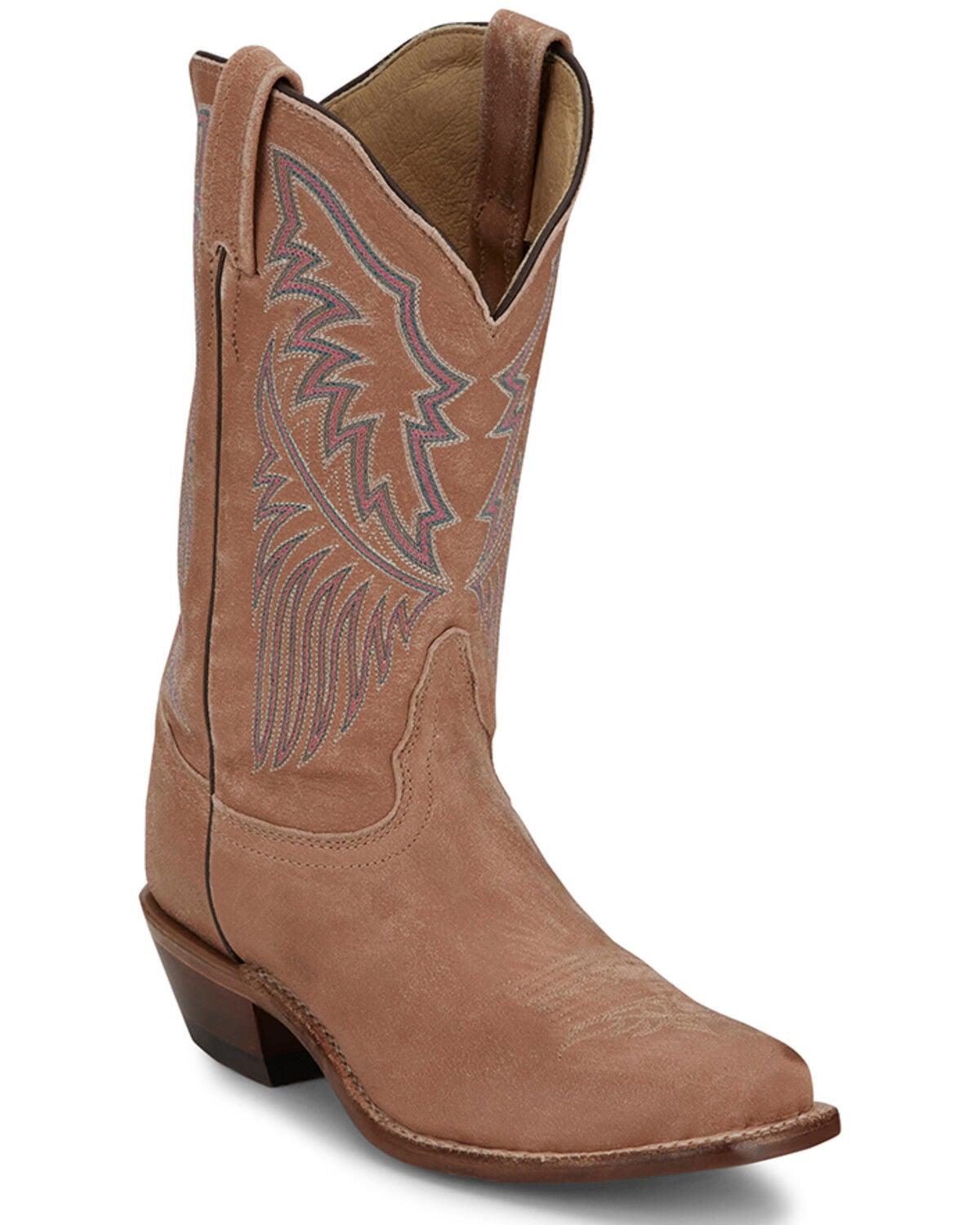 Tony Lama Women's Sagrada Western Boots - Square Toe, Tan, hi-res