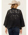 Image #4 - Cotton & Rye Women's Distressed Open Cardigan, Blue, hi-res