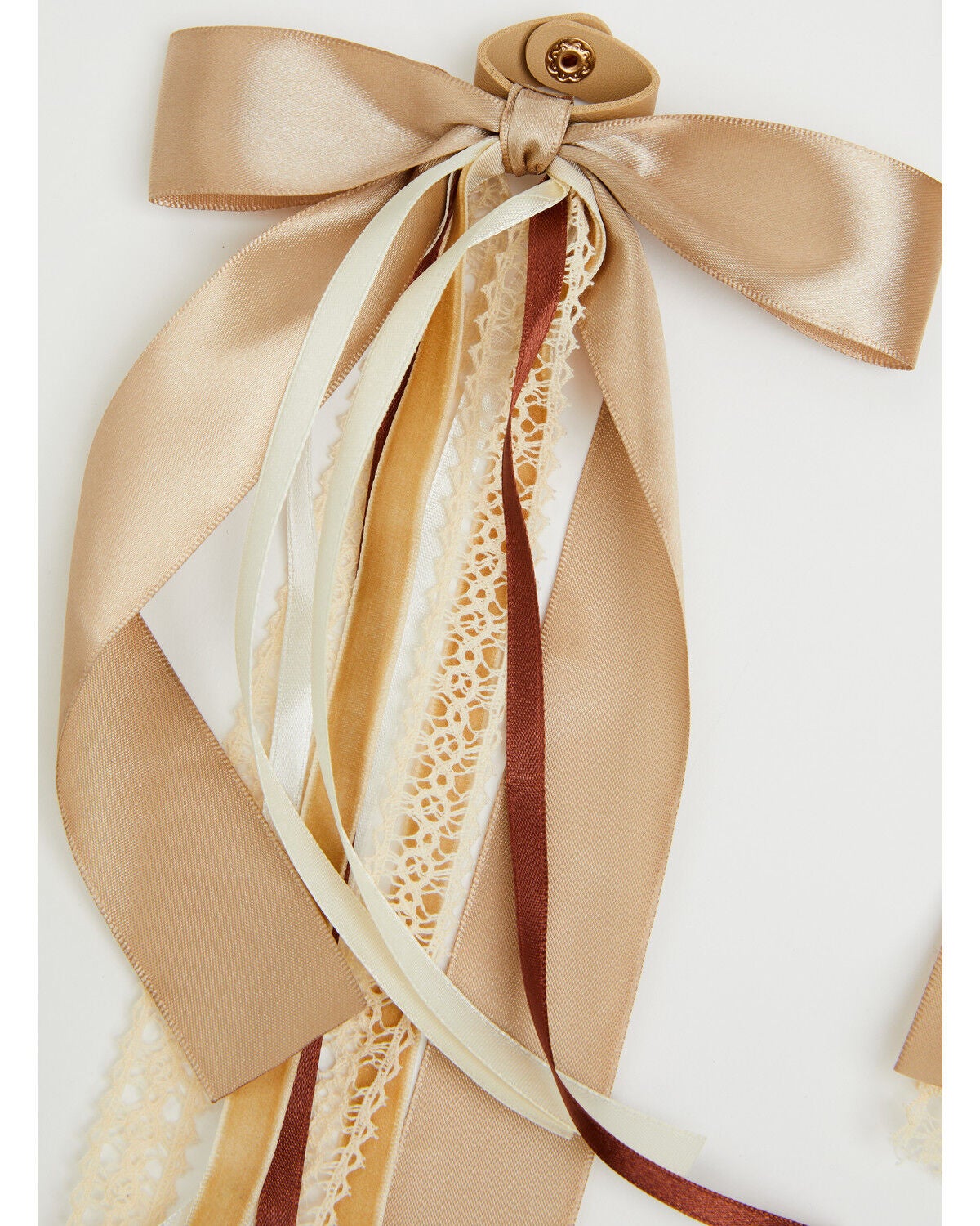Image #2 - Shyanne Women's Crochet Boot Bows - 2 Piece, Brown, hi-res
