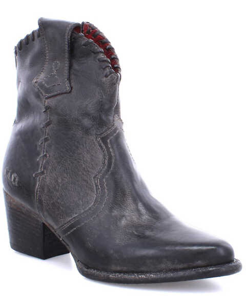 Image #1 - Bed Stu Women's Baila II Rustic Tremolo Short Ankle Boots - Medium Toe, Black, hi-res